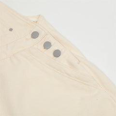 Overalls Men Jumpsuit Embroidered Denim Suspender Pants Men's Color Matching Pocket Design Sense Tooling Suspenders