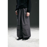 Unisex Sweatpants Autumn Winter Retro Loose Men