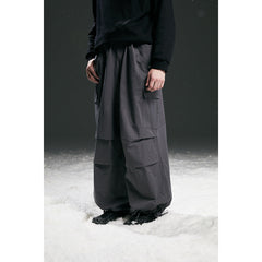 Unisex Sweatpants Autumn Winter Retro Loose Men