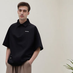 Unisex Polo Shirt Spring/Summer Letter Loose