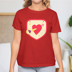 Valentine's Day T-Shirts Couple Love Print Sweet Style