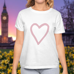 Valentine's Day T-Shirts Couple Love Print Sweet Style