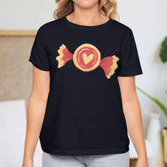 Valentine's Day T-Shirts Couple Love Print Sweet Style