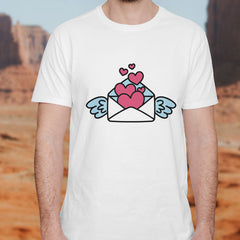 Valentine's Day T-Shirts Couple Love Print Sweet Style