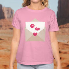 Valentine's Day T-Shirts Couple Love Print Sweet Style