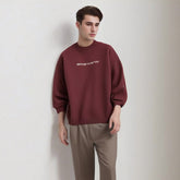Men Sweater Autumn and Winter round Letters