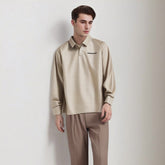 Unisex Polo Shirt Spring Men's and Women's Loose Top