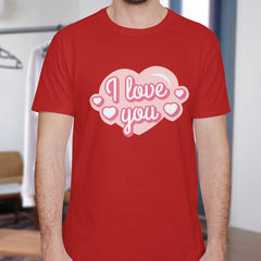 Valentine's Day T-Shirts Couple Love Print Sweet Style