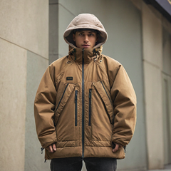 Men Jacket Baggy Casual Jacket Male