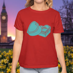 Valentine's Day T-Shirts Couple Love Print Sweet Style