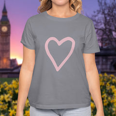 Valentine's Day T-Shirts Couple Love Print Sweet Style