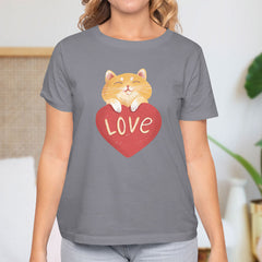 Valentine's Day T-Shirts Couple Love Print Sweet Style