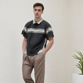 Unisex Polo Shirt Loose Casual Short Sleeve