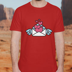 Valentine's Day T-Shirts Couple Love Print Sweet Style