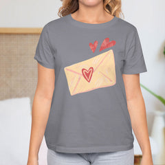 Valentine's Day T-Shirts Couple Love Print Sweet Style