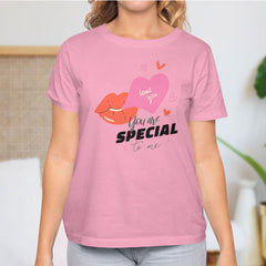 Valentine's Day T-Shirts Couple Love Print Sweet Style