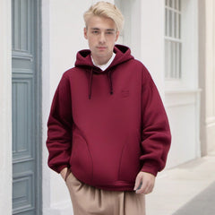 Men Hoodie Autumn Winter Retro Hoodie