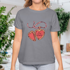 Valentine's Day T-Shirts Couple Love Print Sweet Style