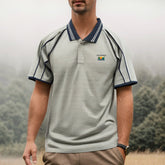 Unisex Polo Shirt Vintage Summer Loose