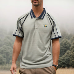 Unisex Polo Shirt Vintage Summer Loose