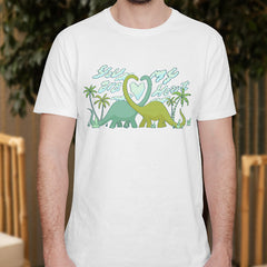 Valentine's Day T-Shirts Couple Love Print Sweet Style