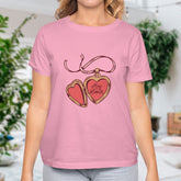 Valentine's Day T-Shirts Couple Love Print Sweet Style