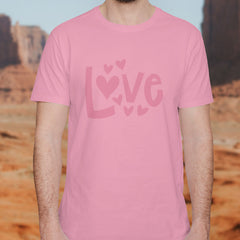 Valentine's Day T-Shirts Couple Love Print Sweet Style