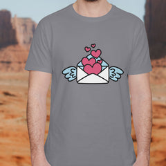 Valentine's Day T-Shirts Couple Love Print Sweet Style