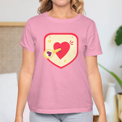 Valentine's Day T-Shirts Couple Love Print Sweet Style
