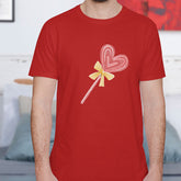 Valentine's Day T-Shirts Couple Love Print Sweet Style