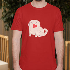 Valentine's Day T-Shirts Couple Love Print Sweet Style