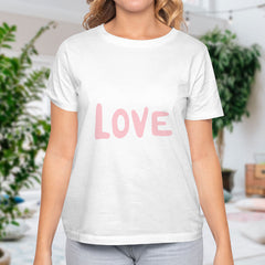 Valentine's Day T-Shirts Couple Love Print Sweet Style