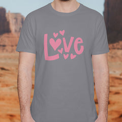 Valentine's Day T-Shirts Couple Love Print Sweet Style