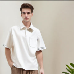 Unisex Polo Shirt Men's Summer Loose Casual