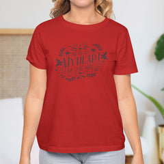 Valentine's Day T-Shirts Couple Love Print Sweet Style