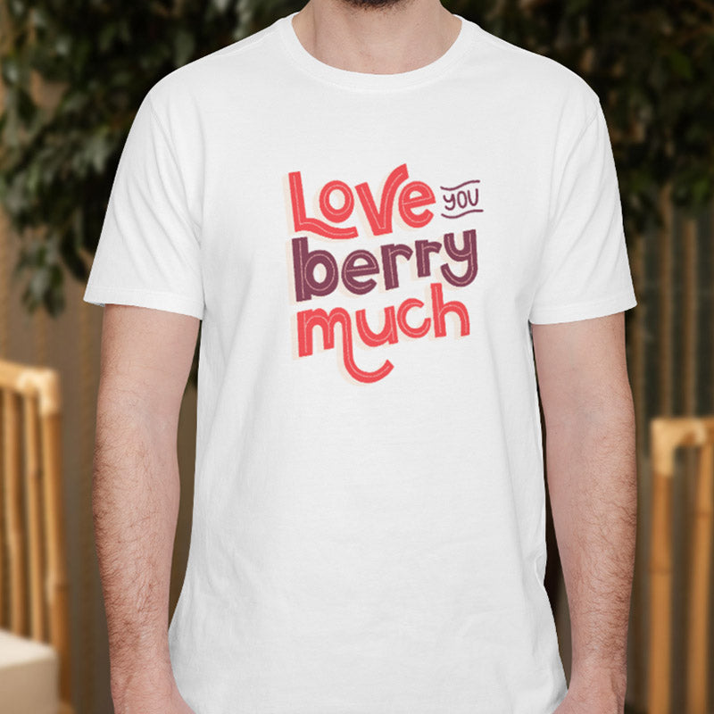 Valentine's Day T-Shirts Couple Love Print Sweet Style