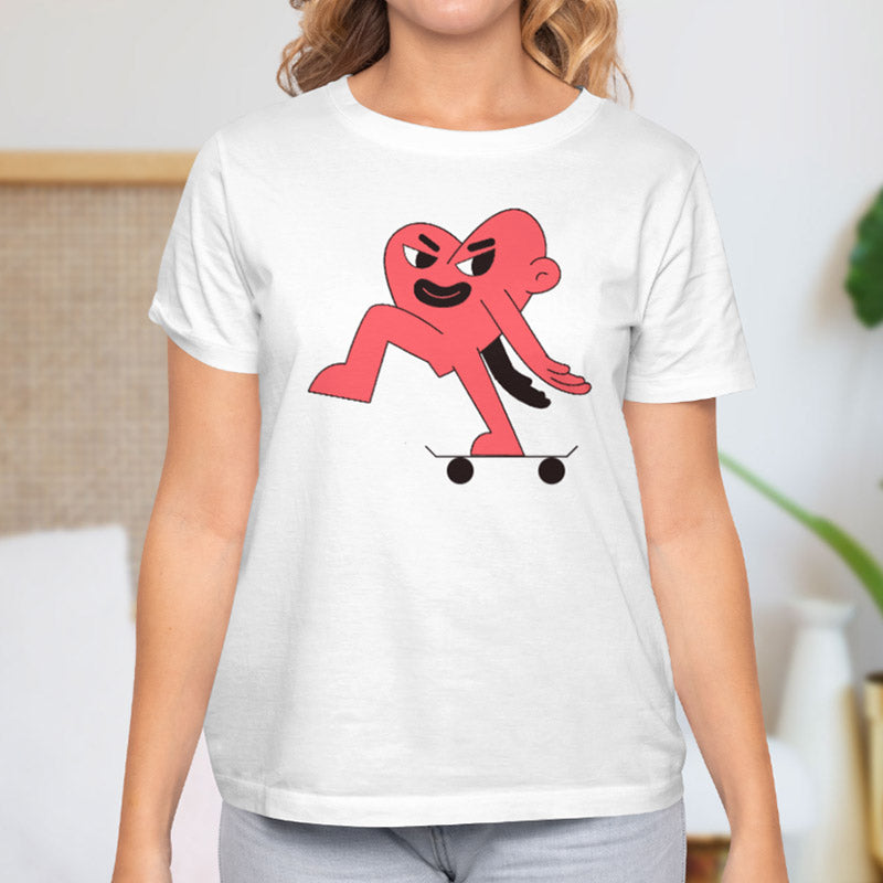Valentine's Day T-Shirts Couple Love Print Sweet Style