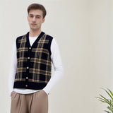 Men Sweater Vest Men's Autumn and Winter