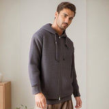 Men Sweater Knitted Loose Zipper