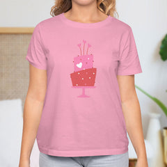 Valentine's Day T-Shirts Couple Love Print Sweet Style