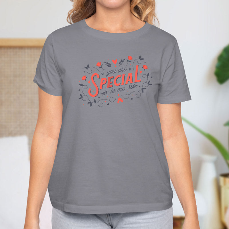 Valentine's Day T-Shirts Couple Love Print Sweet Style