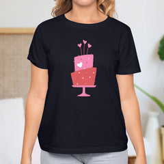 Valentine's Day T-Shirts Couple Love Print Sweet Style
