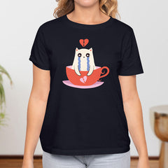 Valentine's Day T-Shirts Couple Love Print Sweet Style