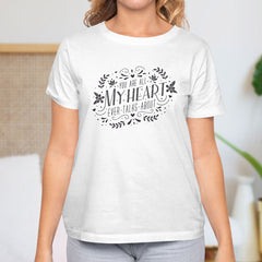 Valentine's Day T-Shirts Couple Love Print Sweet Style