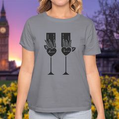 Valentine's Day T-Shirts Couple Love Print Sweet Style