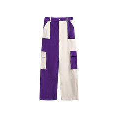 Unisex Sweatpants Patchwork Casual Pants Fashion Brand Loose