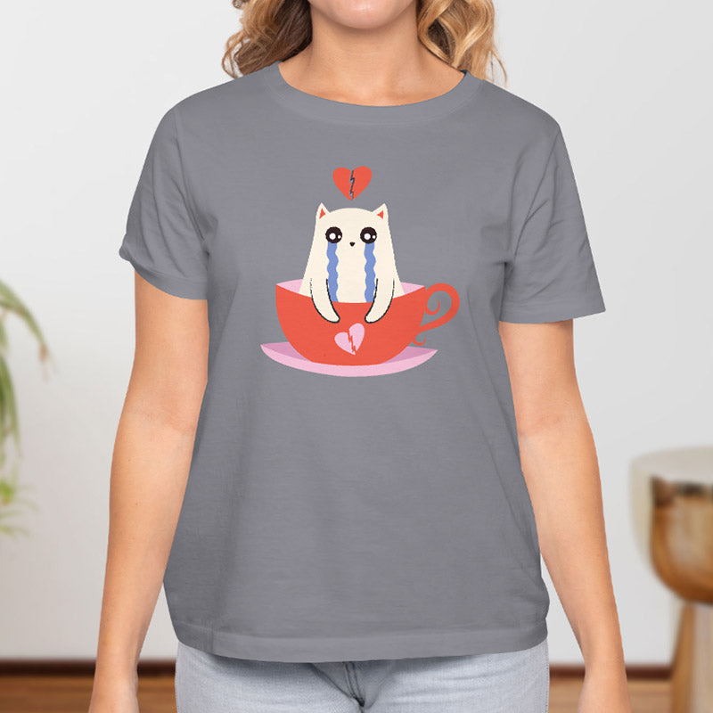 Valentine's Day T-Shirts Couple Love Print Sweet Style
