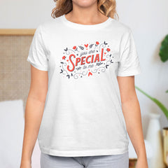 Valentine's Day T-Shirts Couple Love Print Sweet Style