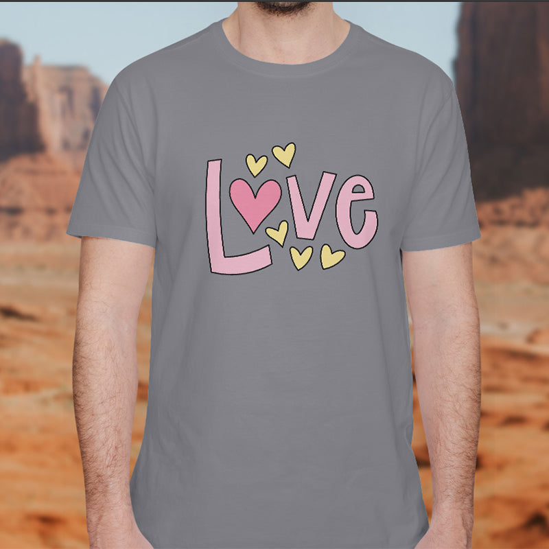 Valentine's Day T-Shirts Couple Love Print Sweet Style