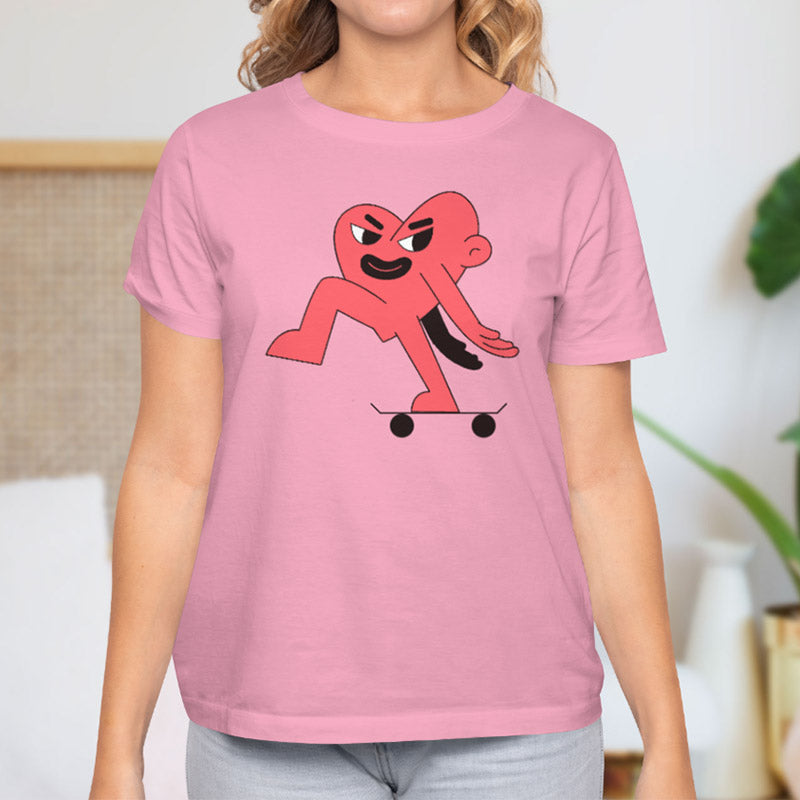 Valentine's Day T-Shirts Couple Love Print Sweet Style